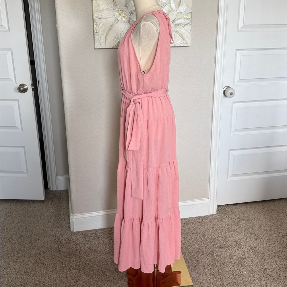 Forever 21 pink Maxi dress Sz Large - Picture 8 of 13